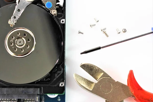 Una imagen de una recuperación de disco duro — Foto de Stock