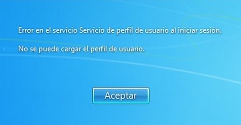 Pasos para Reparar el Error del Servicio de Perfil de Usuario