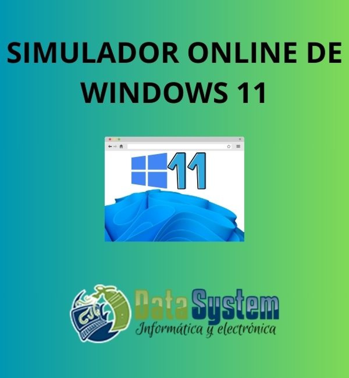 Simulador online de Windows 11