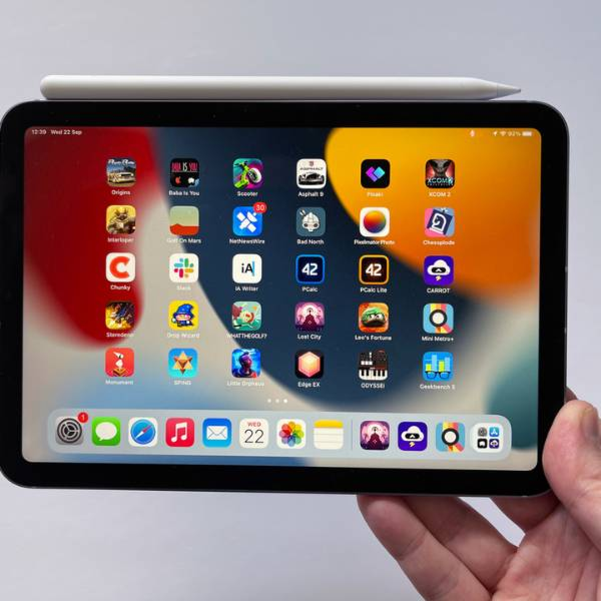 ¿Qué componentes tiene un iPad?
