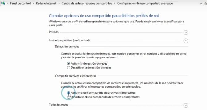 Uso compartido 2-configurar impresora