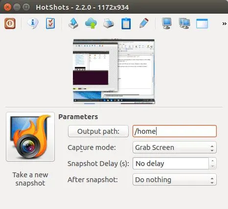 HotShots - screenshot and annotation tool - LinuxLinks