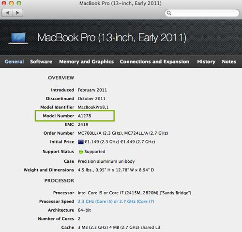 numero-modelo-mac-macktracker Reparaciones Mac | Macbook. Reparación de iMac