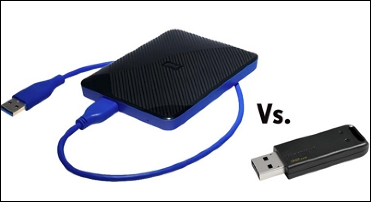 La diferencia entre un USB y un disco duro externo