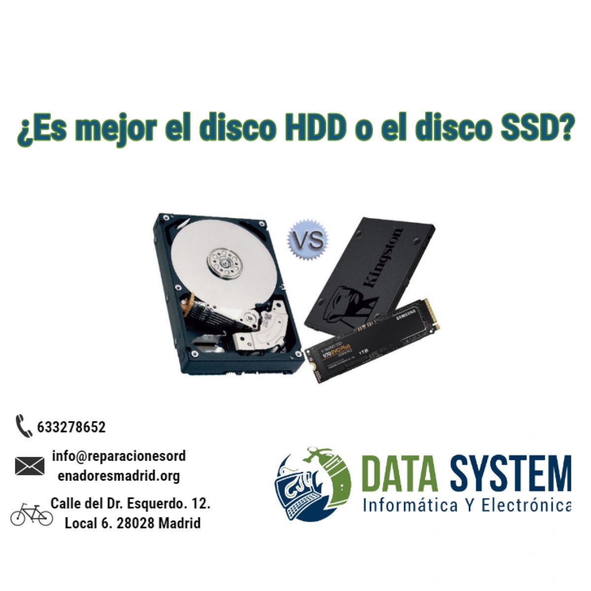 ¿Es mejor el disco HDD o el disco SSD?