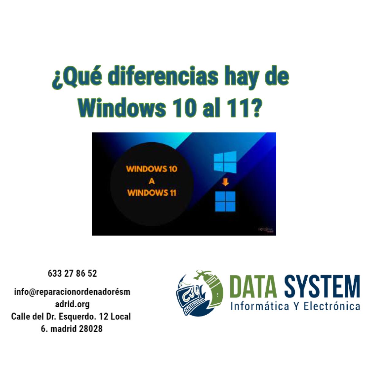 ¿Qué diferencias hay de Windows 10 al 11?