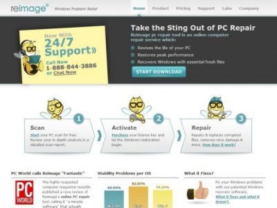 Virus Reimage repara los errores en tu ordenador
